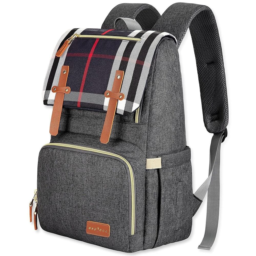 Diaper Bag Backpack, Large Capacity Multi-Function Waterproof Insulated Pockets